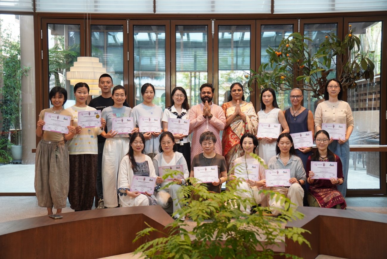 Panchakarma program participants in China